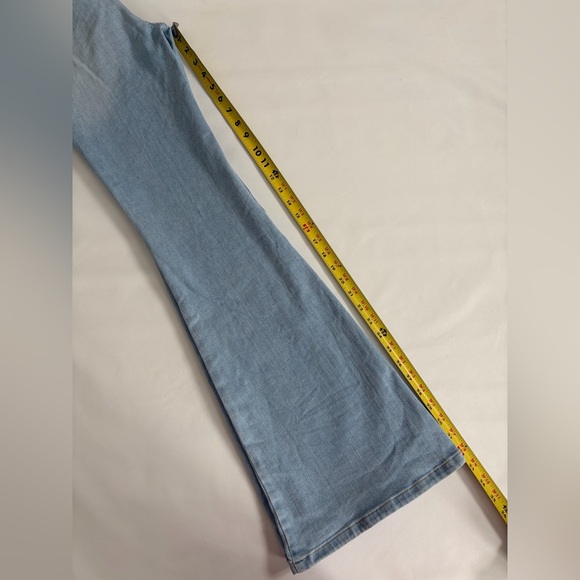 Free Peoplec Jeans We The Free Jayde Flare Jeans In Blue size 28 - Picture 13 of 15